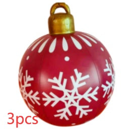 Christmas Ornament Ball Outdoor Pvc 60CM