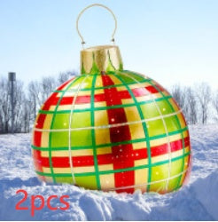 Christmas Ornament Ball Outdoor Pvc 60CM