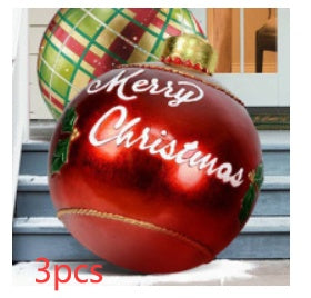 Christmas Ornament Ball Outdoor Pvc 60CM