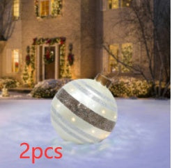 Christmas Ornament Ball Outdoor Pvc 60CM