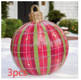 Christmas Ornament Ball Outdoor Pvc 60CM