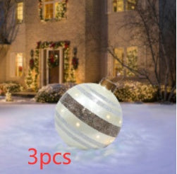 Christmas Ornament Ball Outdoor Pvc 60CM